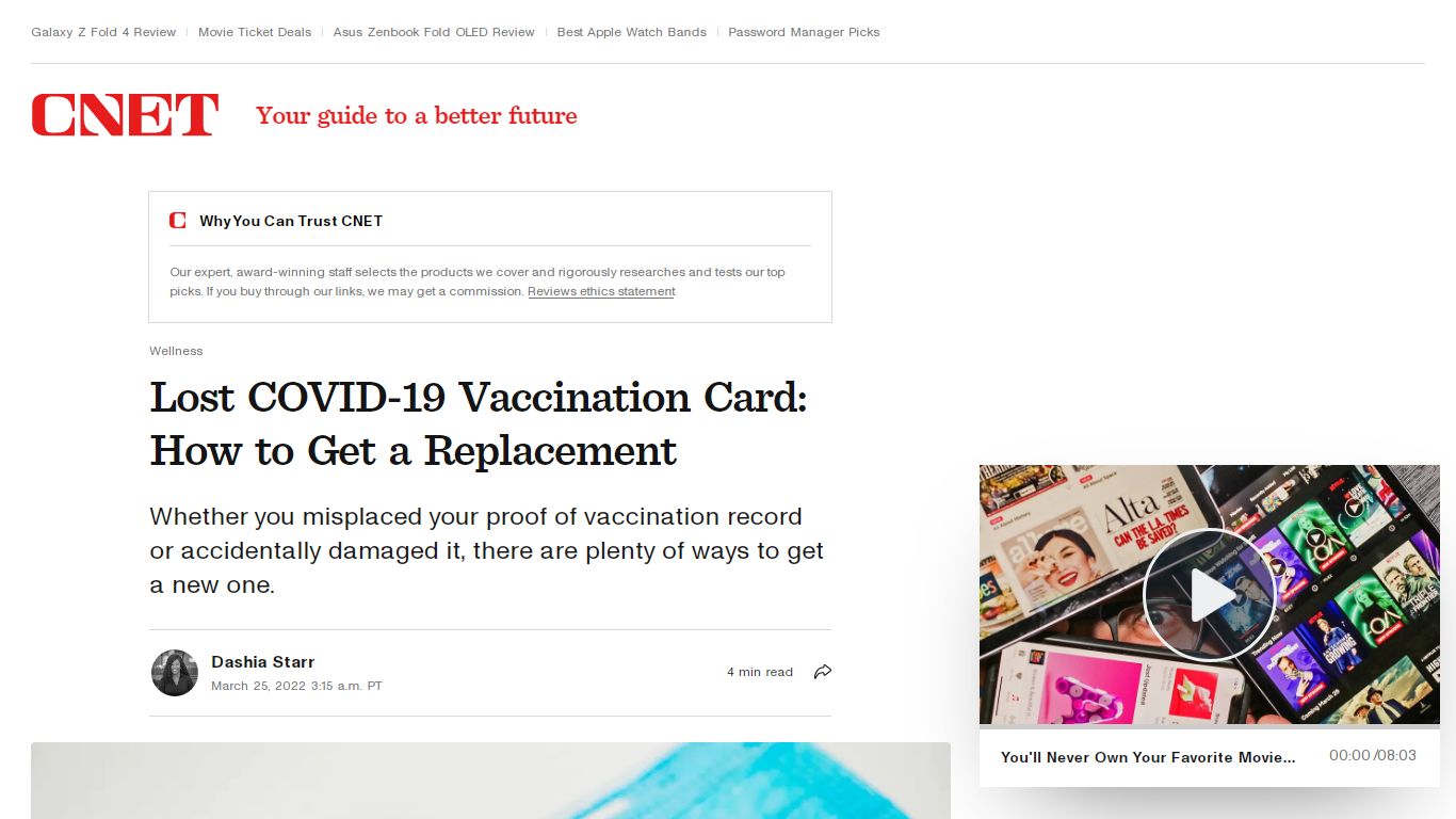 Lost COVID-19 Vaccination Card: How to Get a Replacement